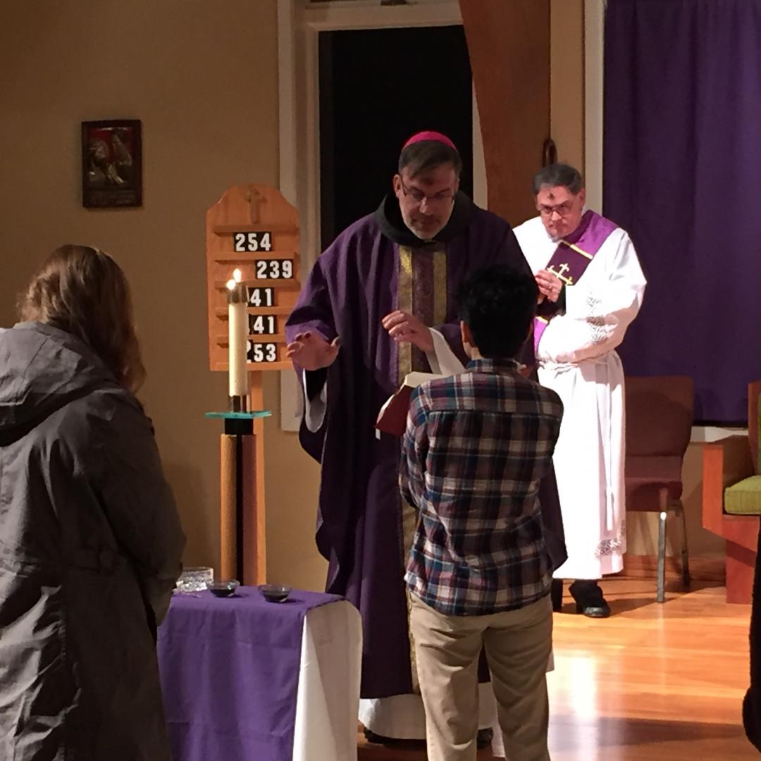 NC Ash Wednesday Bishop John 1