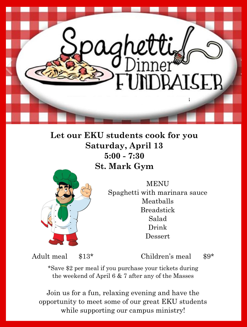 spaghetti fundraiser